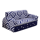 Max Elastic Sofa Cover 4 Sizes Sapphire Blue 2-Seater Roman Knight