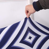 Max Elastic Sofa Cover 4 Sizes Sapphire Blue 2-Seater Roman Knight