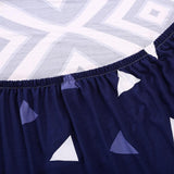 Max Elastic Sofa Cover 4 Sizes Sapphire Blue 2-Seater Roman Knight