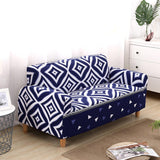 Max Elastic Sofa Cover 4 Sizes Sapphire Blue 2-Seater Roman Knight