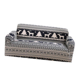 Max Elastic Sofa Cover 4 Sizes Sapphire Blue 2-Seater Beautiful Impression