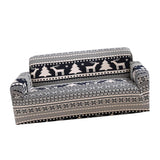 Max Elastic Sofa Cover 4 Sizes Sapphire Blue 2-Seater Beautiful Impression