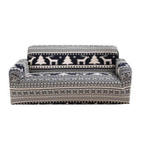 Max Elastic Sofa Cover 4 Sizes Sapphire Blue 2-Seater Beautiful Impression