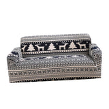 Max Elastic Sofa Cover 4 Sizes Sapphire Blue 2-Seater Beautiful Impression