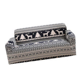 Max Elastic Sofa Cover 4 Sizes Sapphire Blue 2-Seater Beautiful Impression