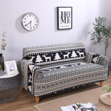 Max Elastic Sofa Cover 4 Sizes Sapphire Blue 2-Seater Beautiful Impression