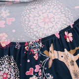 Max Elastic Sofa Cover 4 Sizes Sapphire Blue 2-Seater Christmas Deer