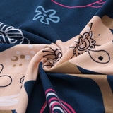 Max Elastic Sofa Cover 4 Sizes Sapphire Blue 2-Seater Christmas Deer