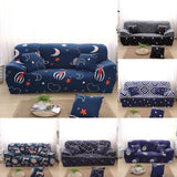 Max Elastic Sofa Cover 4 Sizes Sapphire Blue 3-Seater Star Sky