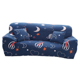 Max Elastic Sofa Cover 4 Sizes Sapphire Blue 3-Seater Star Sky