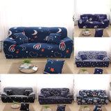 Max Elastic Sofa Cover 4 Sizes Sapphire Blue 3-Seater Star Sky