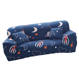 Max Elastic Sofa Cover 4 Sizes Sapphire Blue 3-Seater Star Sky