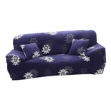 Max Elastic Sofa Cover 4 Sizes Sapphire Blue 3-Seater Elegant Bloom
