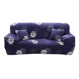 Max Elastic Sofa Cover 4 Sizes Sapphire Blue 3-Seater Elegant Bloom