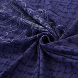 Max Elastic Sofa Cover 4 Sizes Sapphire Blue 3-Seater Elegant Bloom