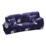Max Elastic Sofa Cover 4 Sizes Sapphire Blue 3-Seater Elegant Bloom