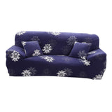 Max Elastic Sofa Cover 4 Sizes Sapphire Blue 3-Seater Elegant Bloom