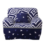 Max Elastic Sofa Cover 4 Sizes Sapphire Blue 1-Seater Roman Knight