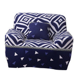 Max Elastic Sofa Cover 4 Sizes Sapphire Blue 1-Seater Roman Knight