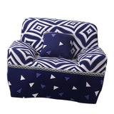 Max Elastic Sofa Cover 4 Sizes Sapphire Blue 1-Seater Roman Knight
