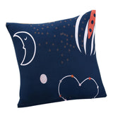 Max Pillowcases 18x18 Inch Home Decor Pillow Case Green Star Night