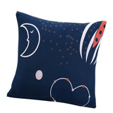 Max Pillowcases 18x18 Inch Home Decor Pillow Case Green Star Night