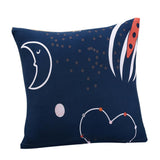 Max Pillowcases 18x18 Inch Home Decor Pillow Case Green Star Night