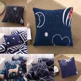 Max Pillowcases 18x18 Inch Home Decor Pillow Case Green Star Night