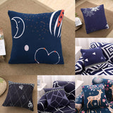 Max Pillowcases 18x18 Inch Home Decor Pillow Case Green Star Night
