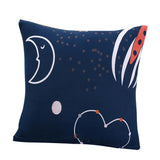 Max Pillowcases 18x18 Inch Home Decor Pillow Case Green Star Night