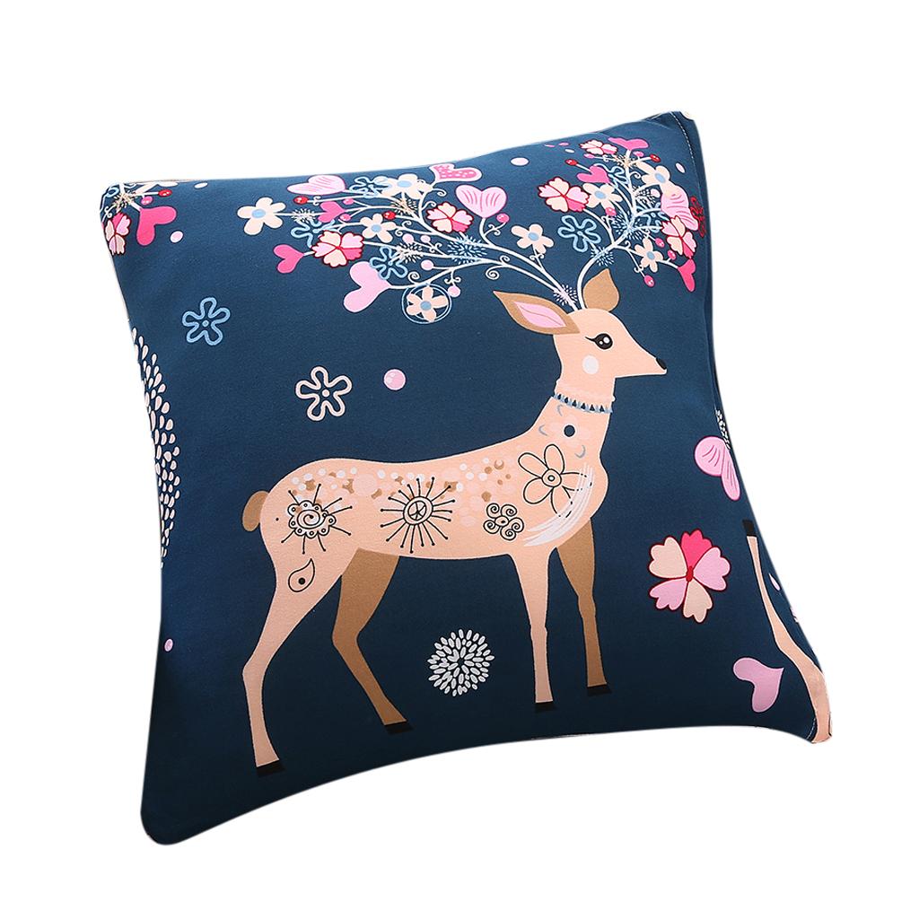 Max Pillowcases 18x18 Inch Home Decor Pillow Case Green Deer