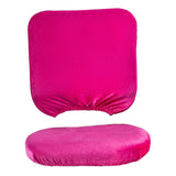 Removable Stretchable Slipcover Office Computer Chair Covers Rose Red