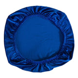 Soft Velvet Stretch Wedding Dining Room Chair Seat Cover Royal Blue