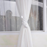 Max 1Pcs Curtain Tiebacks/Clips Creative Drapery Holdback Buckles White