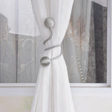 Max 1Pcs Curtain Tiebacks/Clips Creative Drapery Holdback Buckles Gray