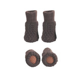 Max 4 Pieces Furniture Chair Leg Socks for Hardwood Floor Protectors Coffee