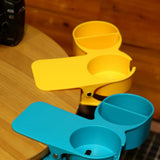 Max Multi-functional Home Office Table Desktop Cup Holder Clamp Clip Yellow - Aladdin Shoppers