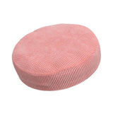 Winter Plush Bar Stool Cover Round Lift Chair Seat Sleeve Pink_40x40x10cm