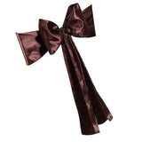 Satin Sashes Bows Chair Cover Bow Sash Wedding Events Supplies Coffee