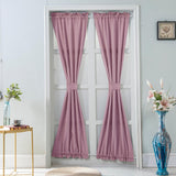 Maxbell Living Room Kitchen Door Window Curtain Valance Drape Pink - 137x102cm