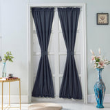 Max Living Room Kitchen Door Window Curtain Valance Drape Dark Blue - 137x102cm