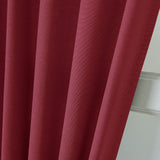 Max Living Room Kitchen Door Window Curtain Valance Drape Wine Red - 64x183cm