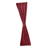 Max Living Room Kitchen Door Window Curtain Valance Drape Wine Red - 137x183cm