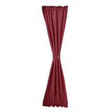 Max Living Room Kitchen Door Window Curtain Valance Drape Wine Red - 137x183cm