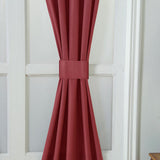 Max Living Room Kitchen Door Window Curtain Valance Drape Wine Red - 137x183cm