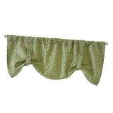 Max 132x46cm Decorative Tier Curtain Short Curtain Half Kitchen Valance Green