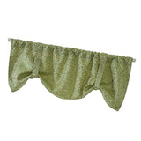 Max 132x46cm Decorative Tier Curtain Short Curtain Half Kitchen Valance Green