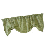 Max 132x46cm Decorative Tier Curtain Short Curtain Half Kitchen Valance Green