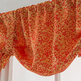 Max 132x46cm Decorative Tier Curtain Short Curtain Half Kitchen Valance Red