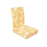 Max Stretch Short Removable Dining Chair Cover Slipcover Decor Yellow Vine